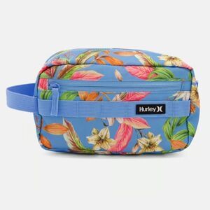 Floral travel kit toiletry kit bag Hurley NWT
